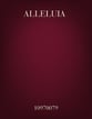 Alleluia TTB choral sheet music cover